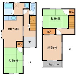 一ツ橋ハイム（Ｄ）の物件間取画像